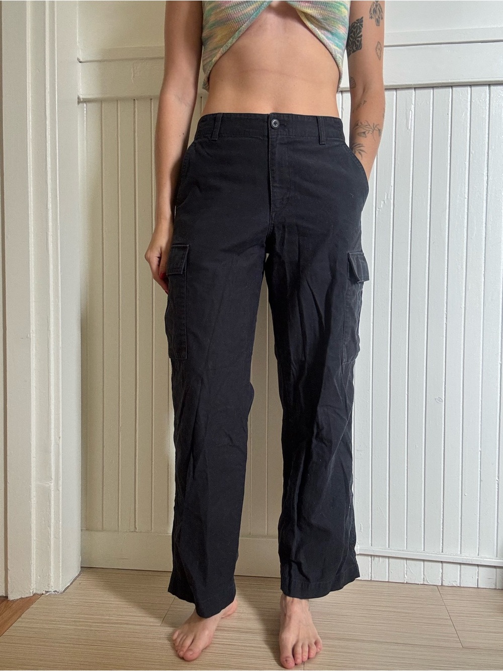 Uniqlo Black Women's Cargo Pants